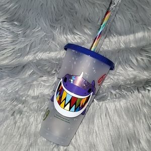 Starbucks tumbler w/straw Customized